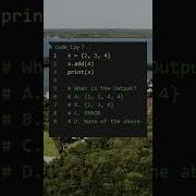 Can You Guess What Is The Output Coding Programming Programmer Python Shorts Quiz Software
