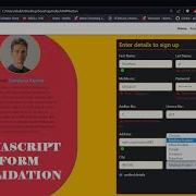 JavaScript Form Validation Learn Coding