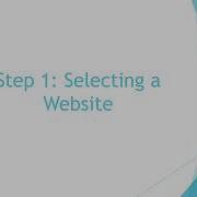 Usability Test Step 1 Selecting A Website