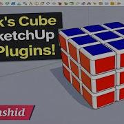 How To Make A Rubik S Cube With Rounded Corners In SketchUp Without Any Plugins Sketchup Architect