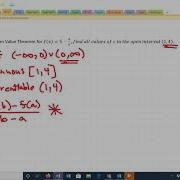 Example 3 Mean Value Theorem