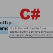 C Tutorial 99 How To Add ToolTips To Controls On A Windows Form In C