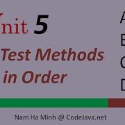 JUnit 5 How To Run Test Methods In Order