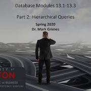 Modules 13 1 13 3 Part 2 Hierarchical Queries