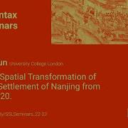 The Socio Spatial Transformation Of Inner City Settlement Of Nanjing From 1900 To 2020