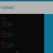 SQL JSON And XML Data Formats