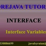 Core Java Tutorial Interface Video 5 Interface Variables By Ratan Sir