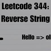 Reverse String Leetcode Python Solution
