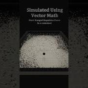 Short Range Repulsive Force Simulated In Blender Using Geometry Nodes Vector Math Nodes Maths
