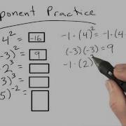 Exponent Practice Visualizing Algebra
