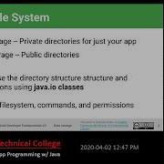 Data Storage Android Lesson 9 0 AWD 1112 Spring 2020