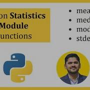 Python Statistics Module Functions Coding Examples Mean Medium Mode Stdev Amit Thinks