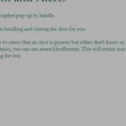 Alerts Popups And Multiple Windows