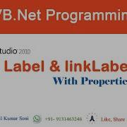 Label And Linklabel In Vb Net Label In Vb Net Basic Control Linklabel Anil Soni