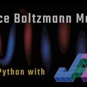 LBM Fluid Simulation In Python With JAX Van Karman Vortex Street