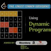 FIND Longest Common Subsequence Leetcode 1143