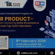 SDP On DSA For Product Based Companies Day 2