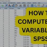 How To Compute A New Variable Average In SPSS SPSS TUTORIALS