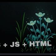Blooming Flowers Animation HTML CSS JS