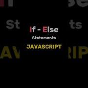 If Else Statement In JavaScript JS Series 9 Coding Programming Ifelsestatement Shorts Js