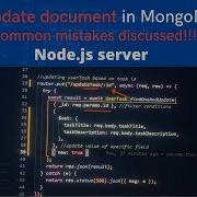 13 Put Update Document MongoDB Atlas Node Js Common Mistakes Discussed