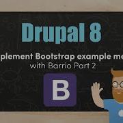 Implement Bootsrap Blog Example Main Menu In Our Barrio Sub Theme