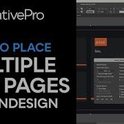 InDesign How To Quickly Place Multiple PDF Pages