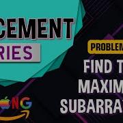 Maximum Subarray Sum Leetcode Kadane S Algorithm Brute Better Optimal CPP Java