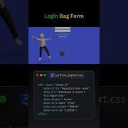 Login Page Design Coding Javascript Html Css Programming Python Webdesign Shorts Viralvideo