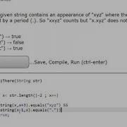 CodingBat String 2 XyzThere