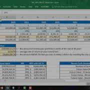 How To Generate A Data Table In Excel On A Monte Carlo Portfolio Management Simulation Part 6 Of 6