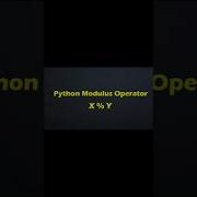 How To Use Modulus Operator In Python Shorts Coding Python Pythonforbeginners PythonShot