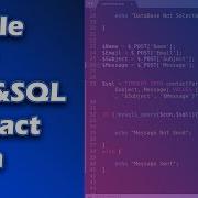 Contact Form Easy Simple Code PHP SQL Global Village
