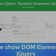 Dynamic Textbox On Condition Hide Show JQuery JQuery Tutorial JQuery Tutorial For Beginners