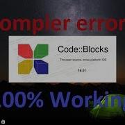 How To Solve CodeBlock Compiler Error 100 Working YouTube Crackbox