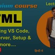 HTML Course Installing VS Code Live Server Setup Web Development Course 2