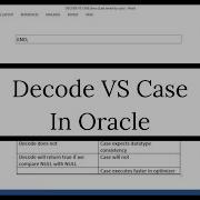 Difference Between Case And Decode In Oracle SQL Oracle PL SQL Interview Question