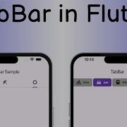 Flutter TabBar Widget