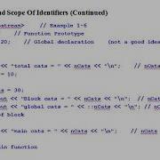 1 05 Declarations And Scope Of Identifiers Declaring Identifier Within For Loop Source