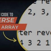 Reverse An Array In Python With Using Two Pointers Reverse An Array Array Python