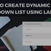 How To Create Dynamic Dropdown List Using Laravel Dynamic Select Box In Laravel