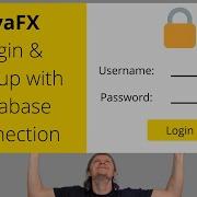 JavaFX Login And Signup Form With Database Connection
