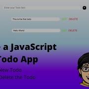 Todo App Using JavaScript PART II JavaScript JavaScript Projects