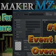 RPG Maker Events For Beginners 1 Event Page Overview