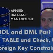 SQL DDL And DML Part 2 Of 4 ALTER TABLE And CONSTRAINTs Check Unique And Foreign Key