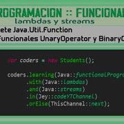 Programación FUNCIONAL En JAVA UNARYOPERATOR BINARYOPERATOR Lambdas En Java
