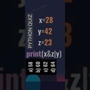 PYTHON QUIZ ON BITWISE OPERATORS Pythonforbeginners Coding Shorts