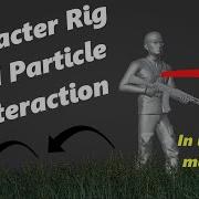 Character Animation With Particle Interaction In 2 Minutes Blender Quick Tutorial