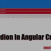 How To Make Custom Accordion In Angular Custom Accordion Angular Angular Angular Tutorial