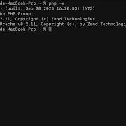 How To Check The Version Of Php In Mac Terminal
